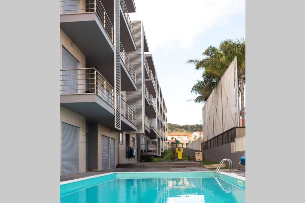 Bay Residence Apartamento - Piscina เซามาร์ทินโญโดปอร์โต ภายนอก รูปภาพ